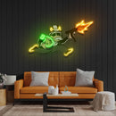 Violent Monopoly Gun Led Neon Acrylic Artwork Zanvis Neon