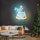 Who is Next - Santa Christmas LED Neon Acrylic Artwork - Custom Neon Signs | LED Neon Signs | Zanvis Neon®