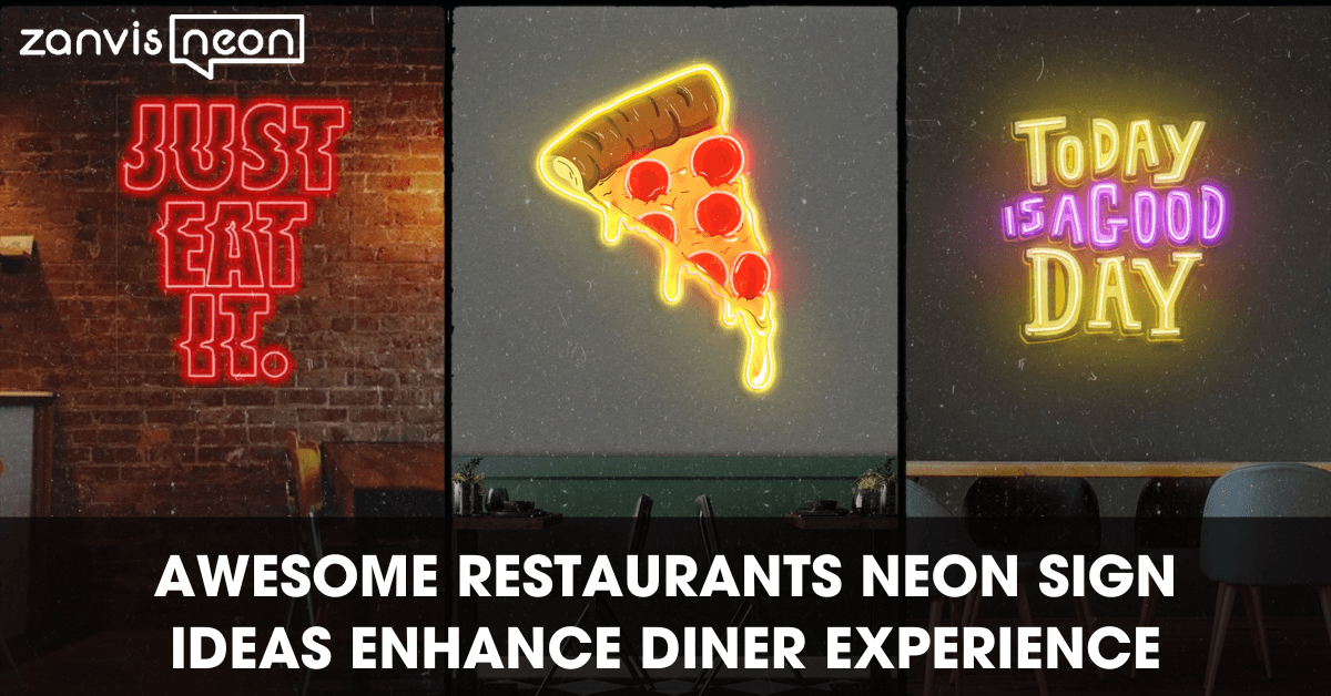 Awesome restaurants neon sign ideas enhance diner experience