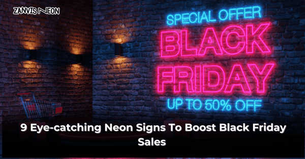 black friday neon signs