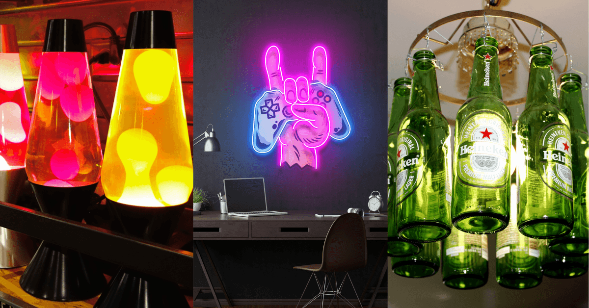 Cool lamps for on sale man cave