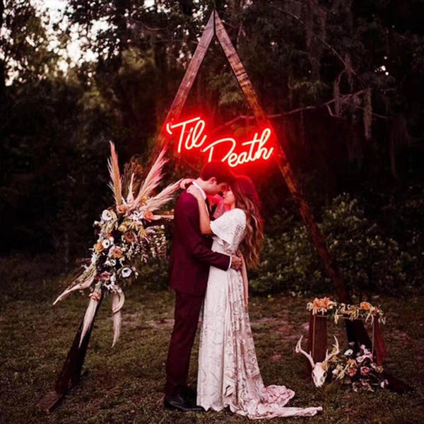 Til Death Neon Sign- The Perfect Gift For Your Lovin
