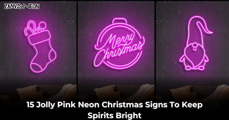 Pink Neon Christmas Neon Signs