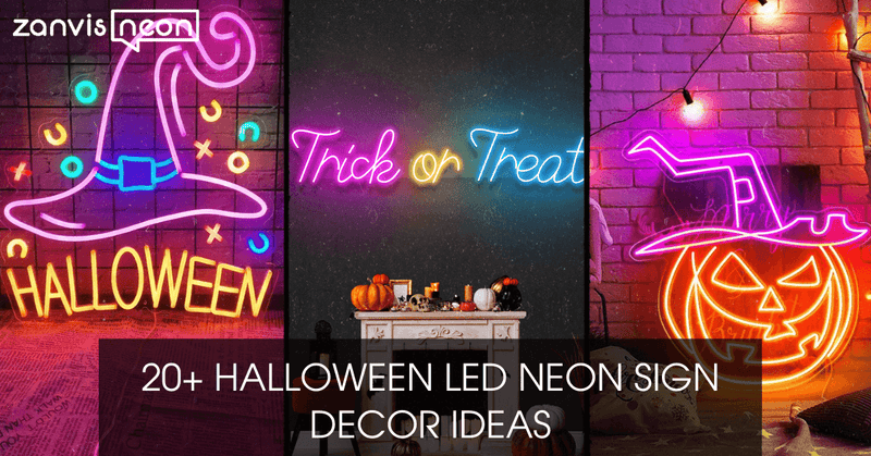 halloween neon sign ideas