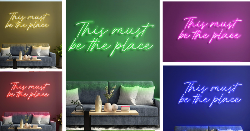 Can neon signs change color? RGB LED neon signs