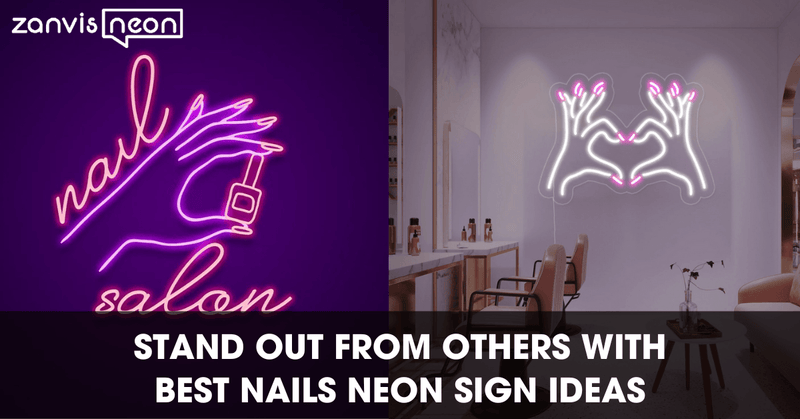 nails neon sign ideas