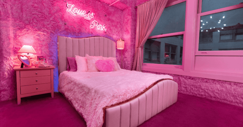 pink room decor ideas