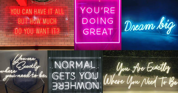 what should my neon signs say