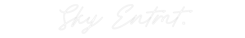Custom Neon: Sky Entmt.