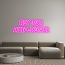 Custom Neon: RDY-PDR 
AUT...