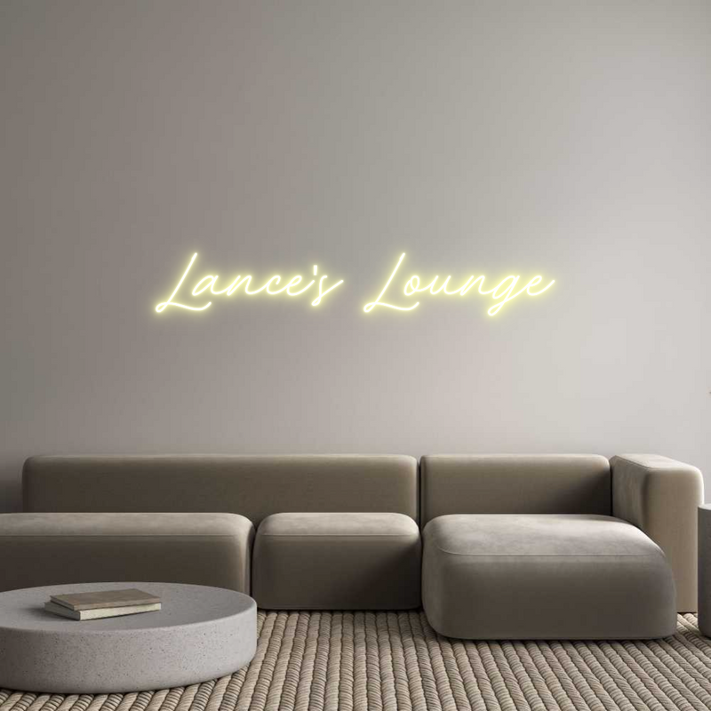 Custom Neon: Lance's Lounge