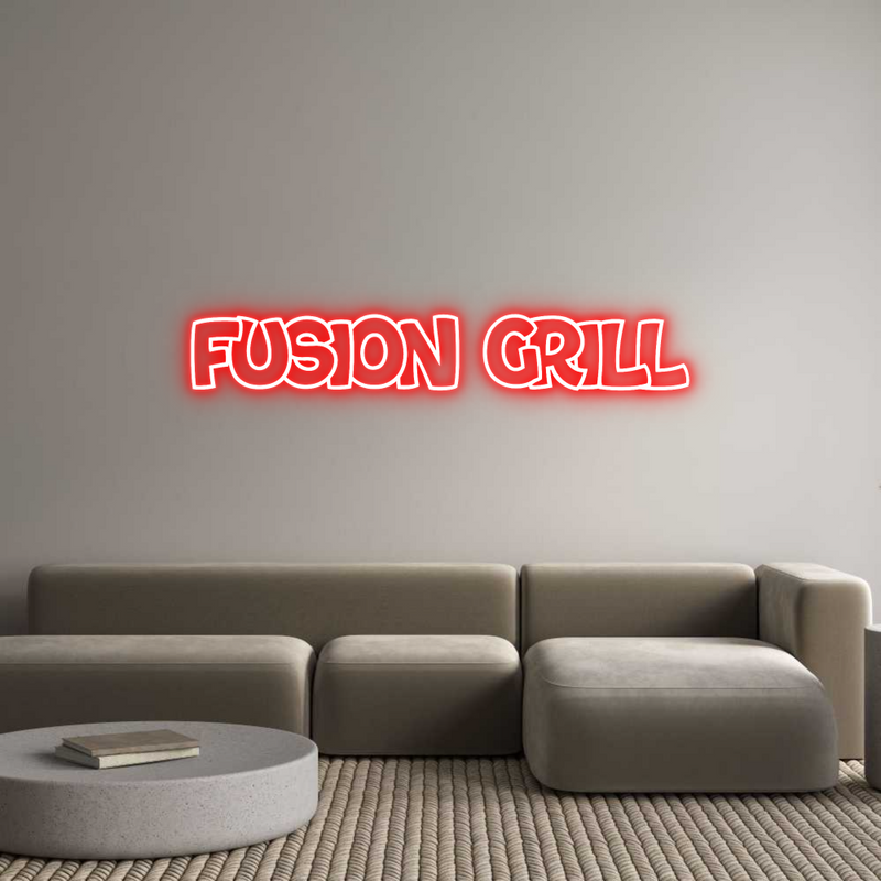 Custom Neon: Fusion Grill