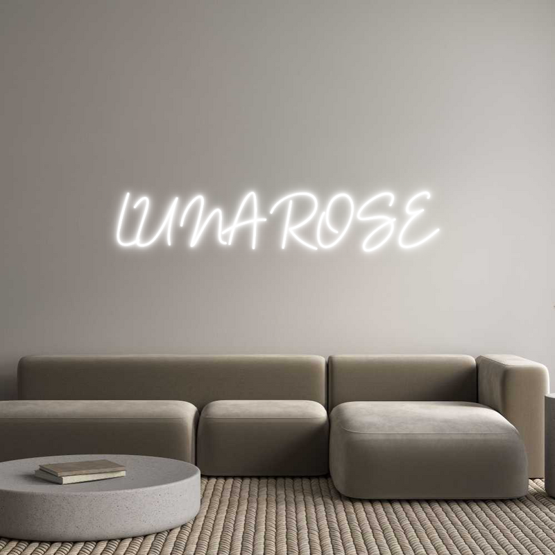 Custom Neon: LUNA ROSE