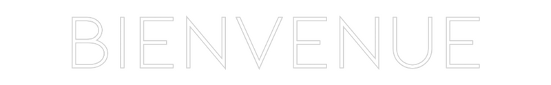 Custom Neon: BIENVENUE