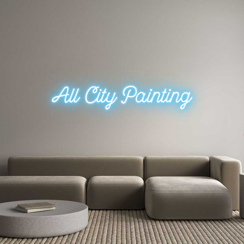 Custom Neon: All City Pain...