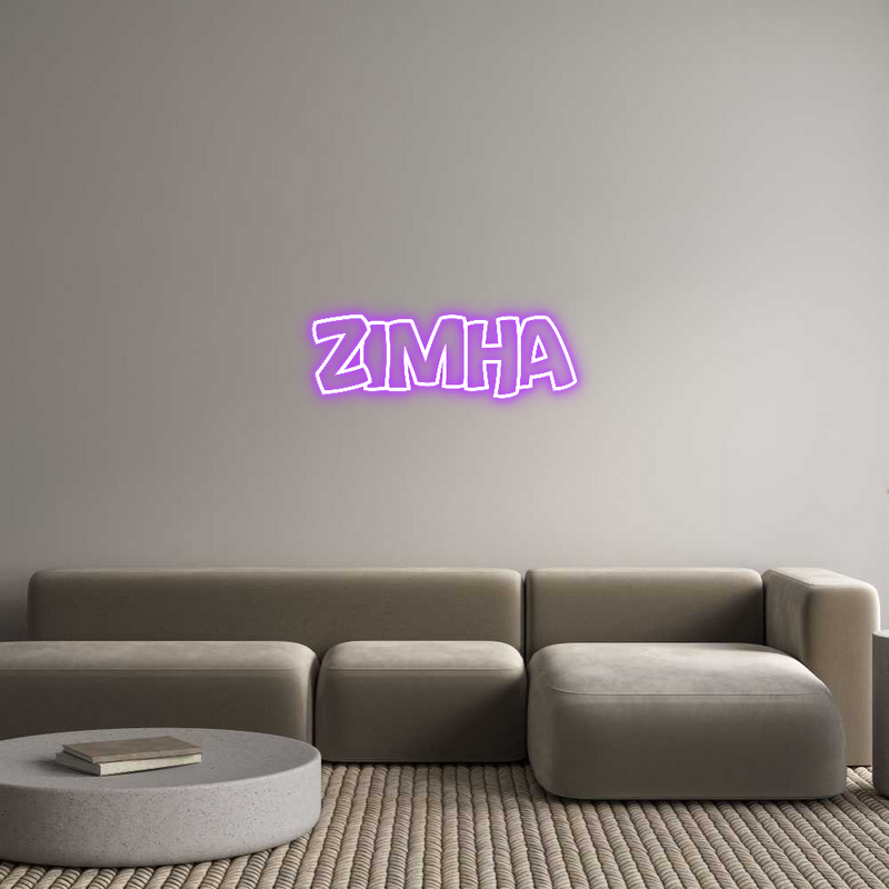 Custom Neon: ZimHa