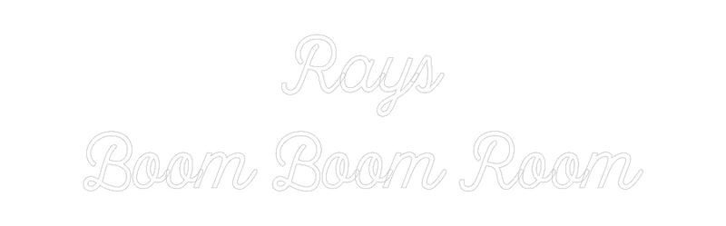 Custom Neon: Rays
Boom Bo...