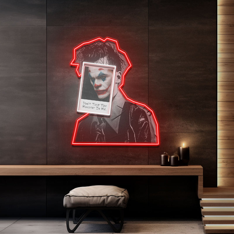 Joker Inside Collapse Art LED Neon Sign Light Pop Art