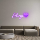 Custom Neon: Alivya💜