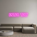 Custom Neon: Enter Text