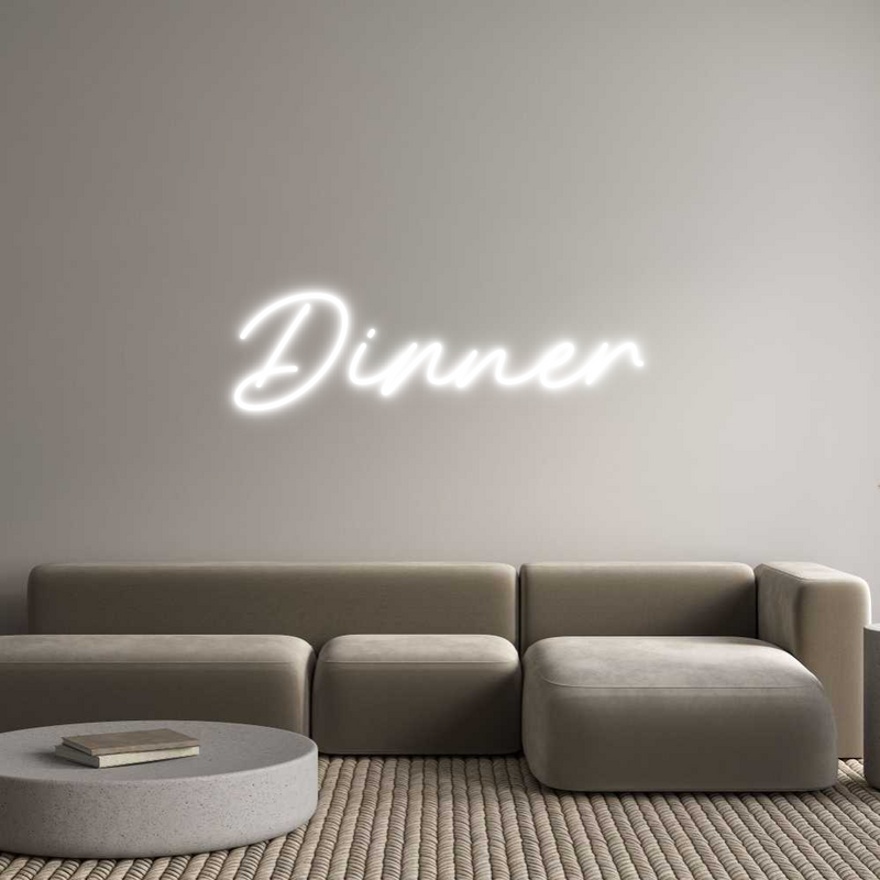 Custom Neon: Dinner