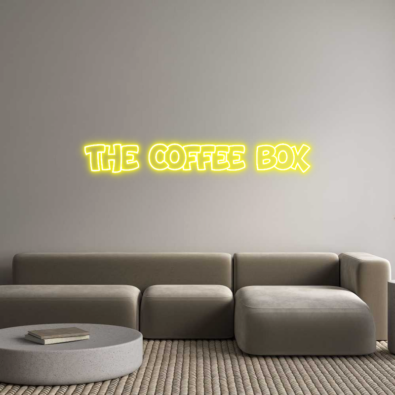 Custom Neon: THE COFFEE BOX