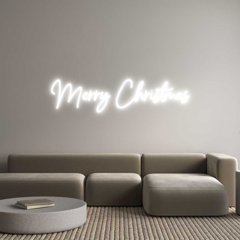 Custom Neon: Merry Christmas