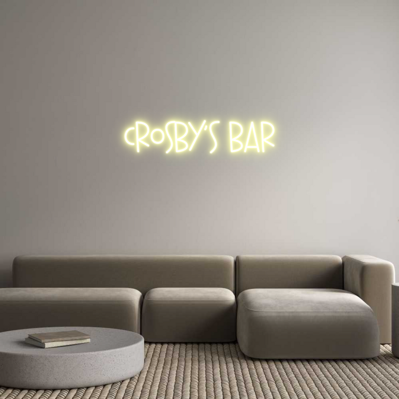 Custom Neon: Crosby's Bar