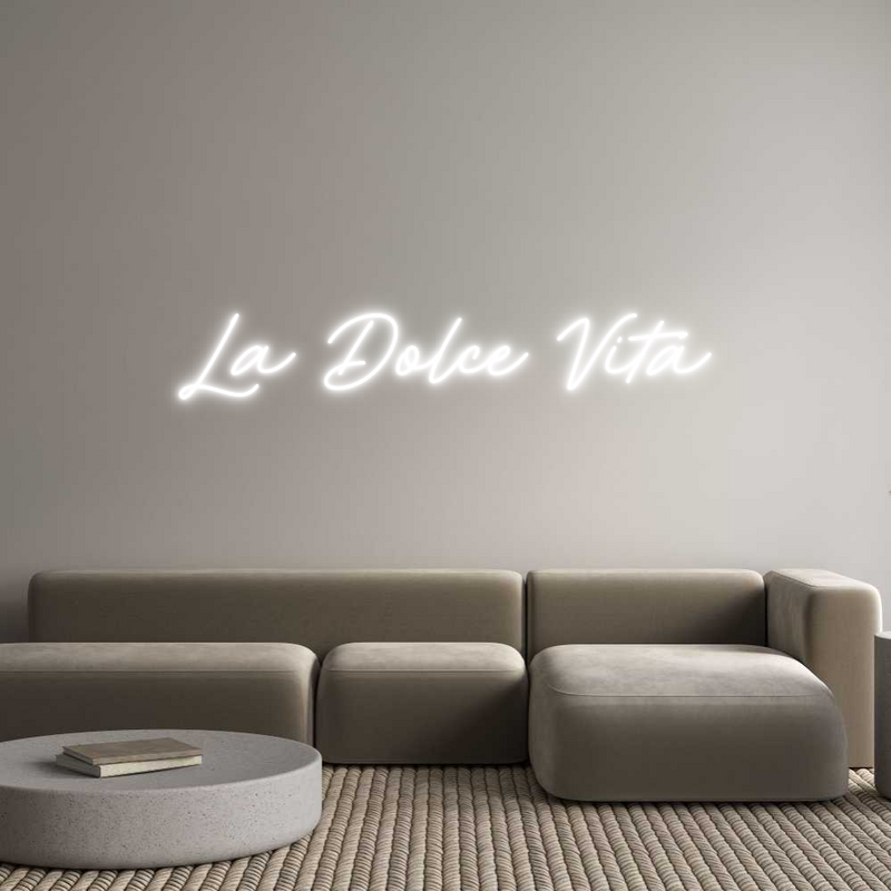 Custom Neon: La Dolce Vita