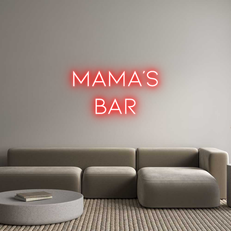 Custom Neon: MAMA'S
BAR