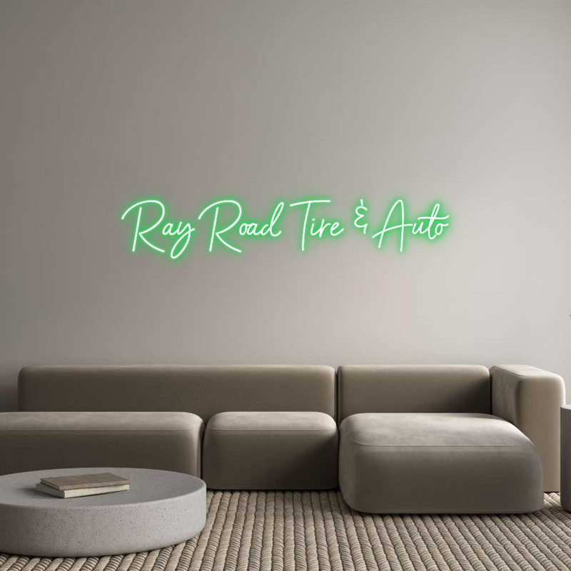 Custom Neon: Ray Road Tire...