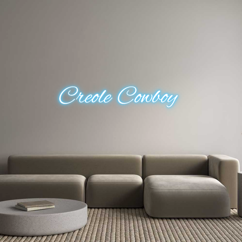 Custom Neon: Creole Cowboy