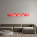 Custom Neon: Levi’s Room