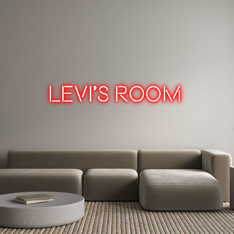 Custom Neon: Levi’s Room