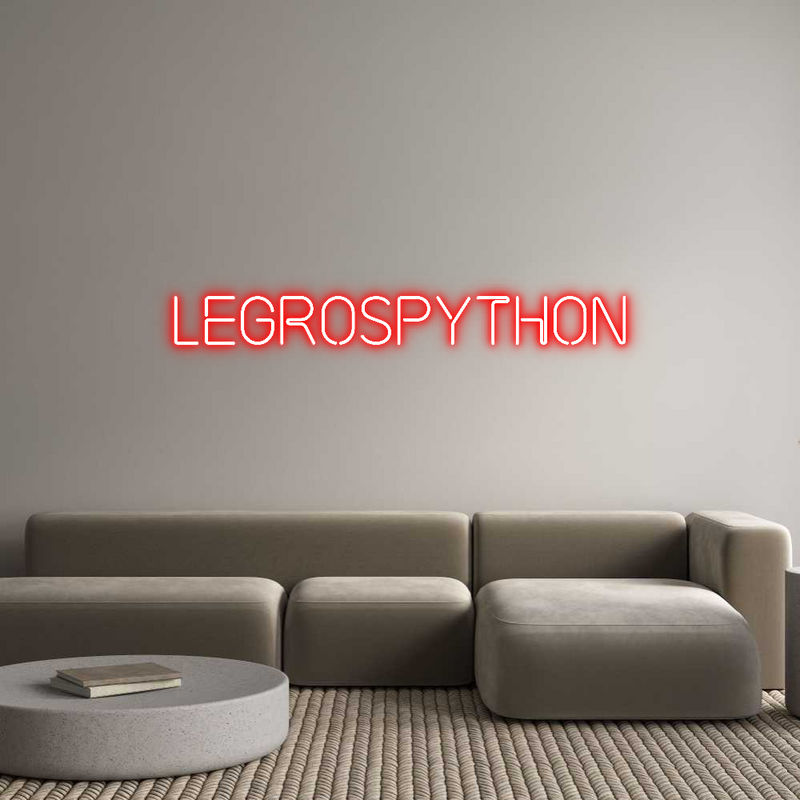 Custom Neon: LeGrosPython