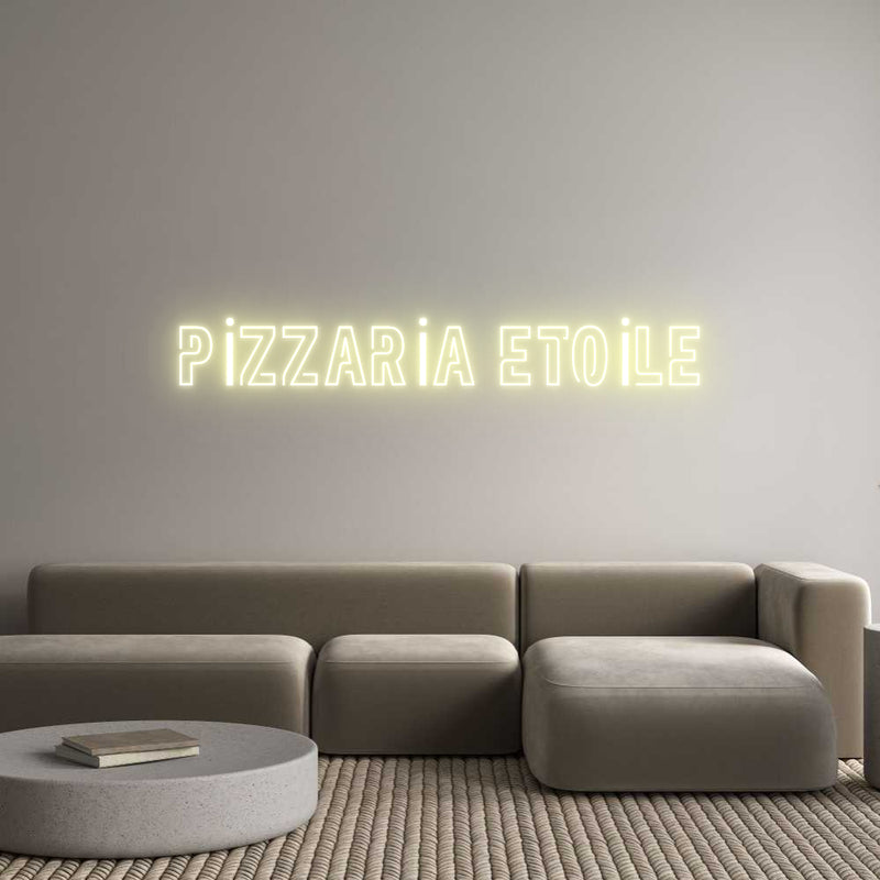 Custom Neon: PİZZARİA ETOİLE