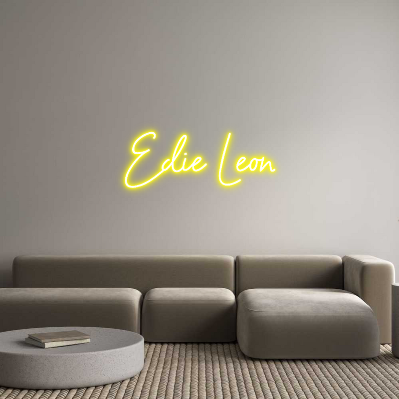 Custom Neon: Edie Leon