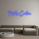 Custom Neon: Milos Cantina