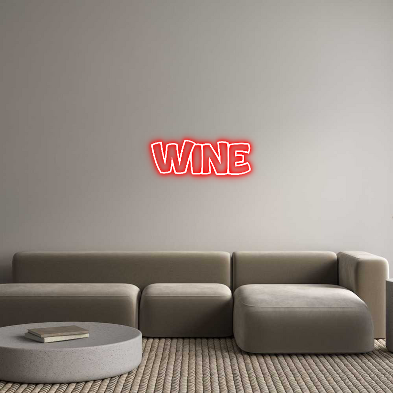 Custom Neon:  Wine