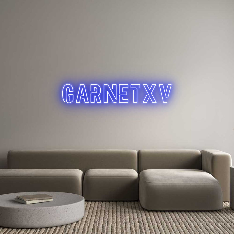 Custom Neon: GARNETXV