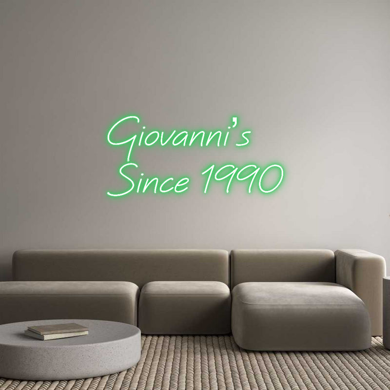 Custom Neon: Giovanni’s
S...