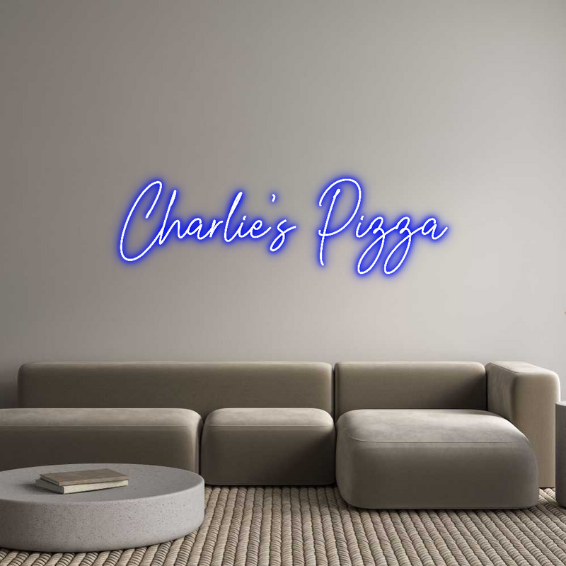 Custom Neon: Charlie’s Pizza