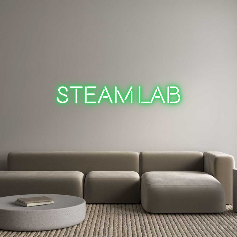 Custom Neon: STEAM LAB