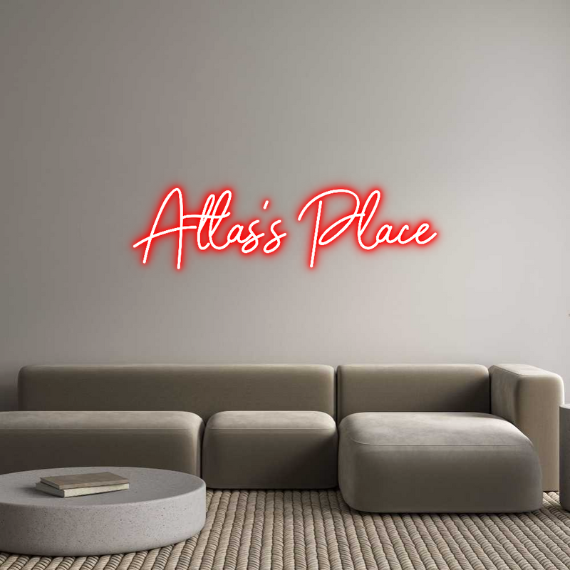 Custom Neon: Atlas's Place