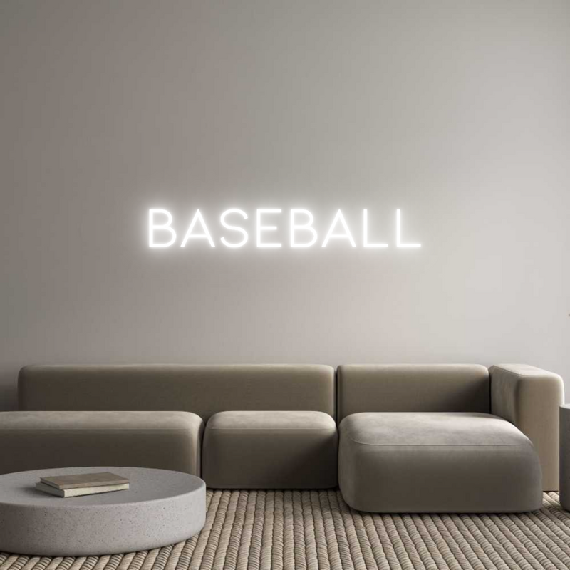 Custom Neon: BASEBALL