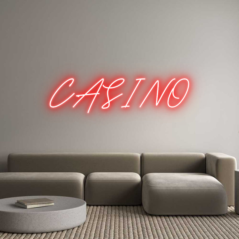 Custom Neon: CASINO