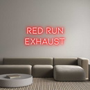 Custom Neon: Red Run
Exha...
