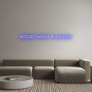 Custom Neon: Hockey Night ...