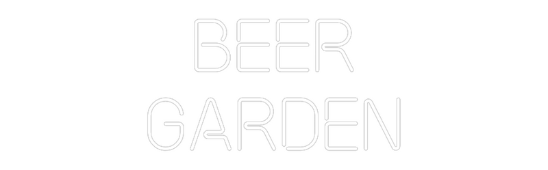 Custom Neon: Beer
Garden