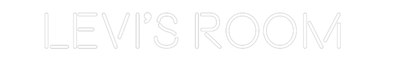 Custom Neon: Levi’s Room